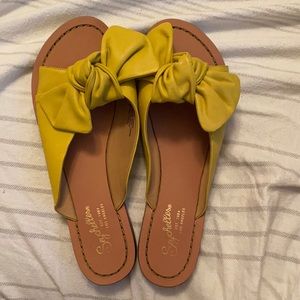 Yellow sandals